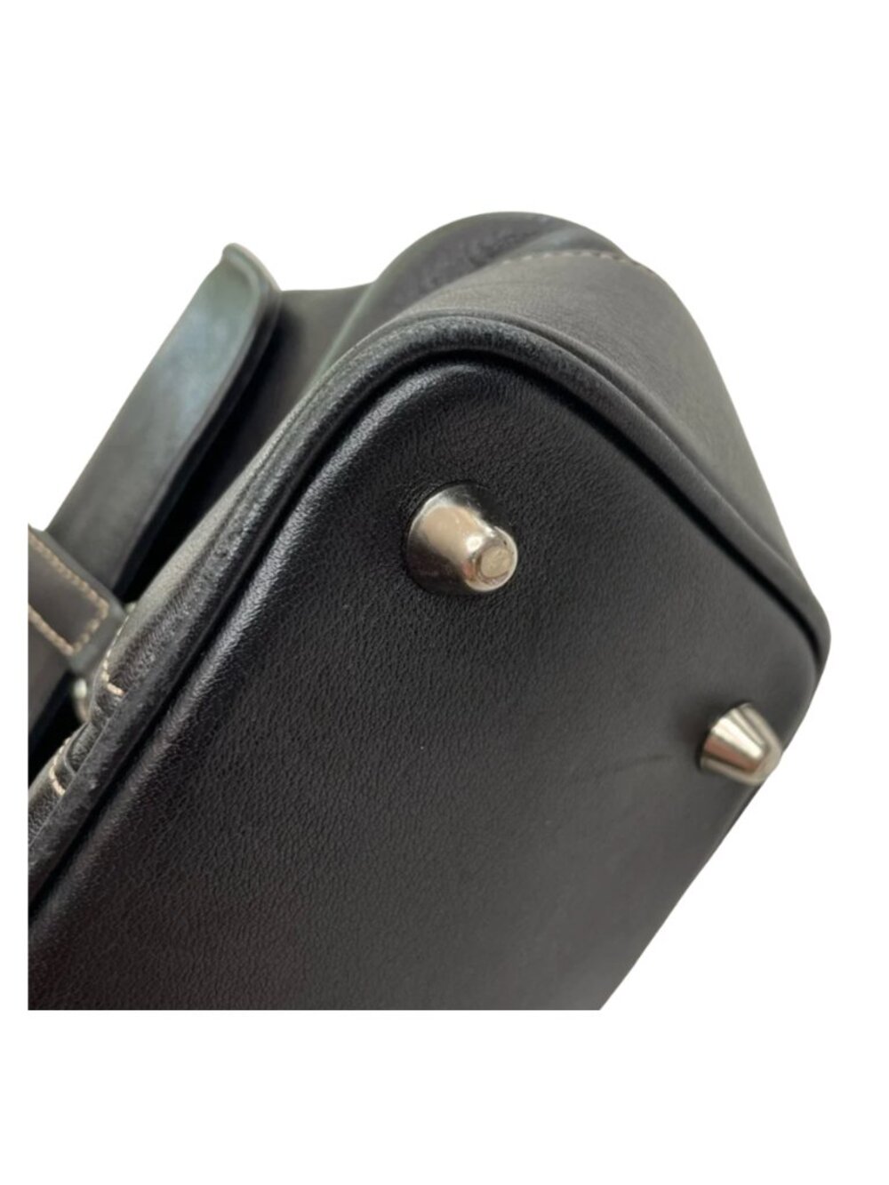 Vintage Coach Black Leather Handbag Genuine Leather Classic Shoulder Purse - Picture 8 of 16
